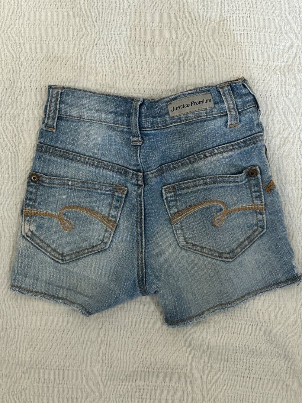 Bundle: (3) Justice Denim Shorts - Size 8S (Girls) - Picture 3 of 7